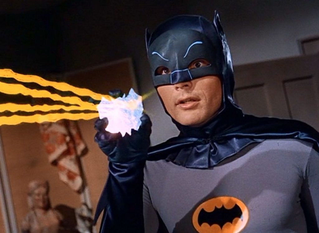 Adam West as Batman.