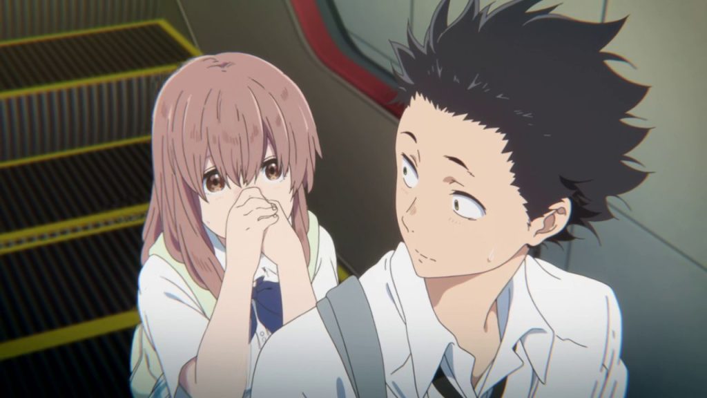 Shoya and Shoko in A Silent Voice movie