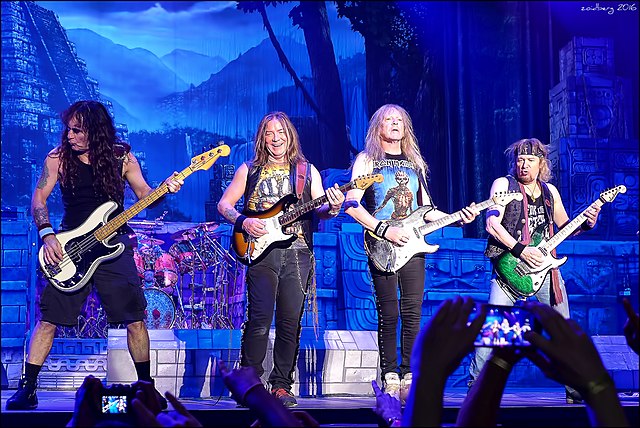 Iron Maiden live in Madrid 13 July 2016 | Image taken by: dr_zoidberg | Licensing to Creative Commons Attribution-Share Alike 2.0