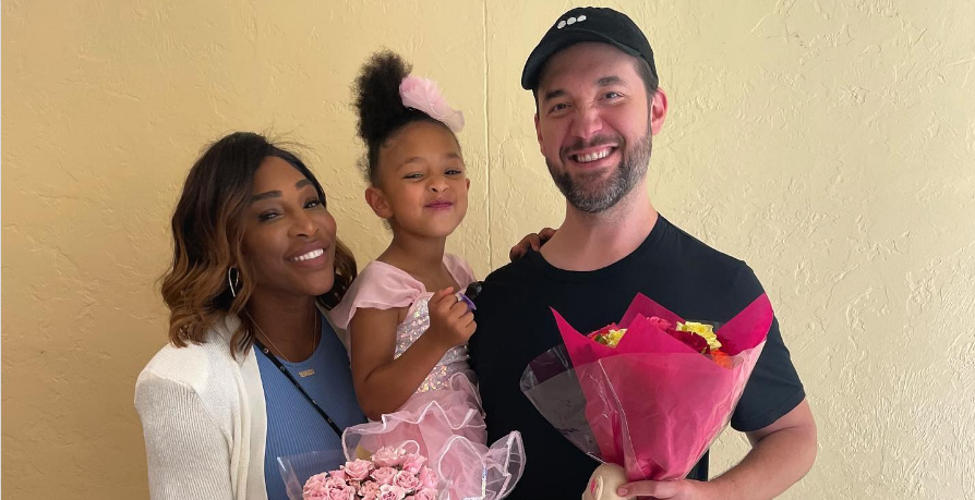 Serena Williams and Alexis Ohanian