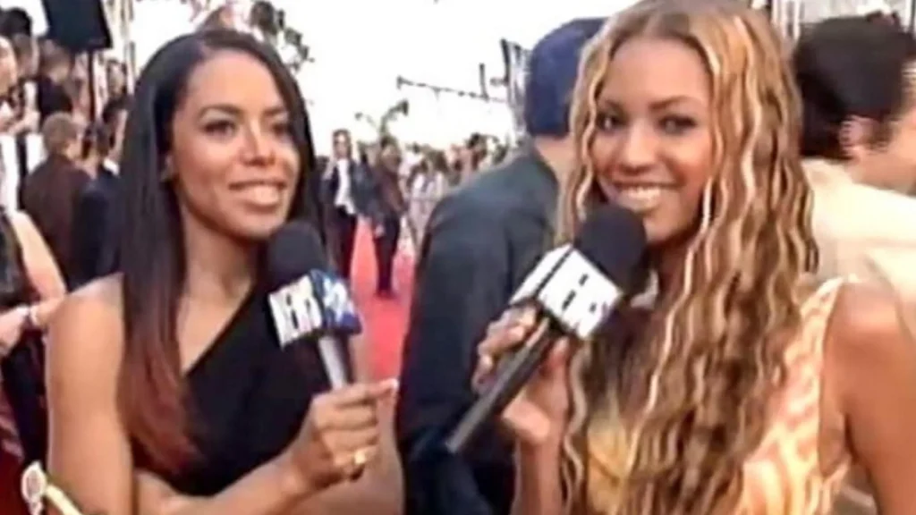 Aaliyah and Beyonce 