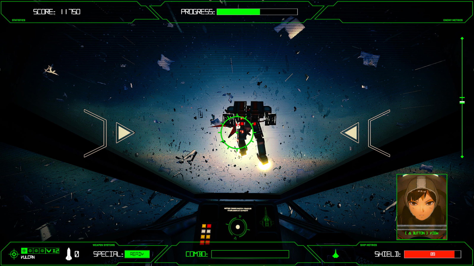 Rogue Flight Review – A 90s Anime Roguelite in Space (PS5)