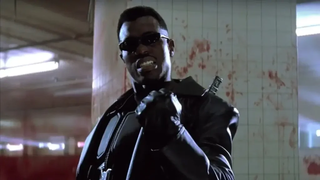 Wesley Snipes. | Credits: Blade Trilogy (1998-2004)/New Line Cinema.