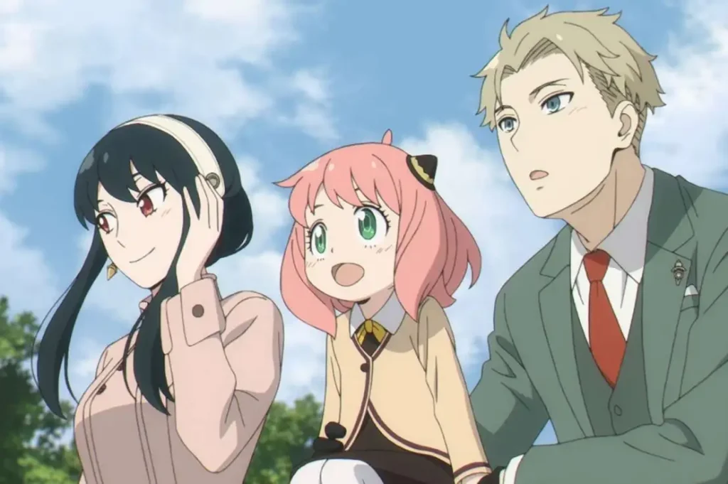 Loid, Yor, and Anya in Spy x Family