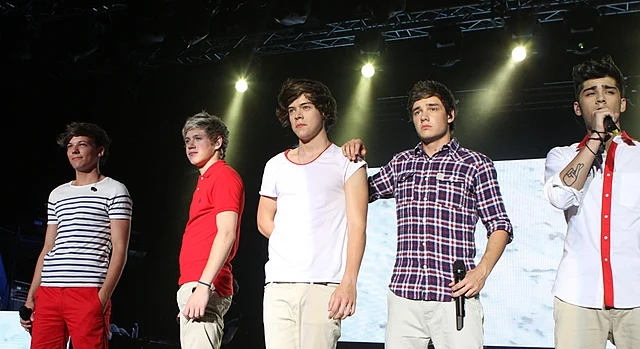 One Direction performing in Sydney, Australia.