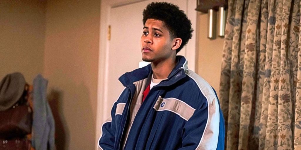 rhenzy feliz as victor aguilar at oz s mom s house in the penguin episode 1