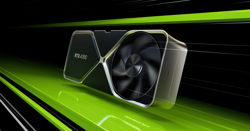 An image of the Nvidia RTX 4090 GPU.