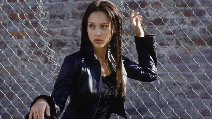 Jessica Alba as the cyborg Max Guevara in Dark Angel