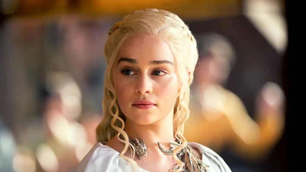 Emilia Clarke as Daenerys Targaryen