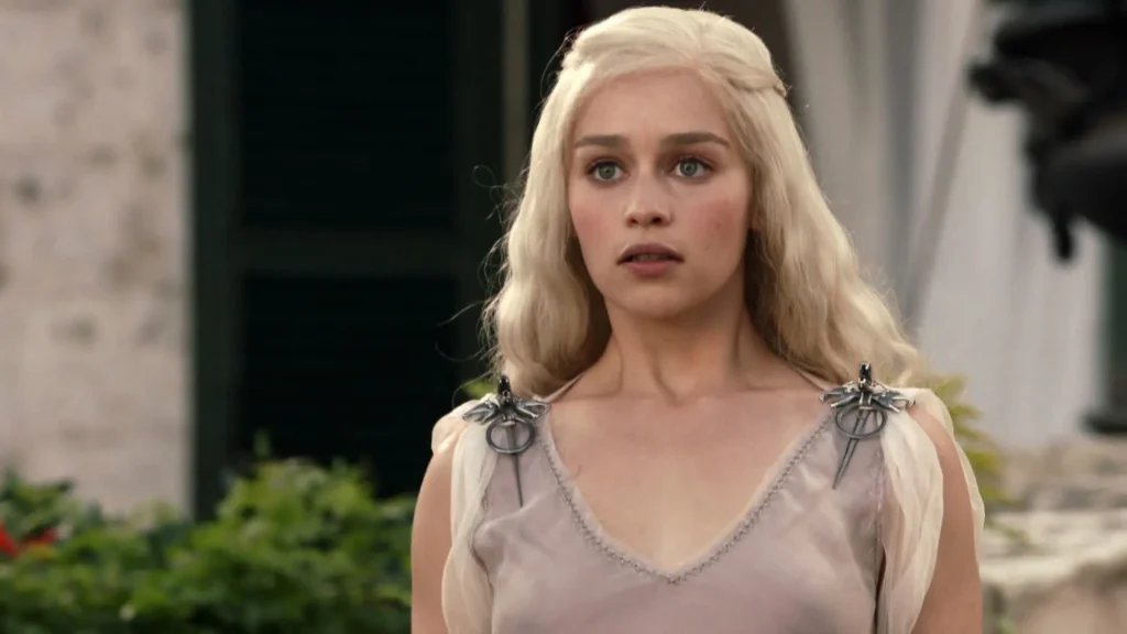 Emilia Clarke as Daenerys Targaryen