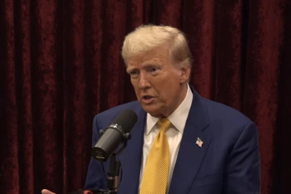 Donald Trump in the latest episode of The Joe Rogan Experience | Credits: PowefulJRE/YouTube