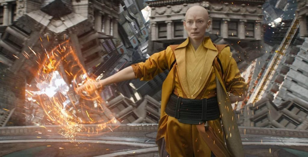 Tilda Swinton as Ancient One in Doctor Strange