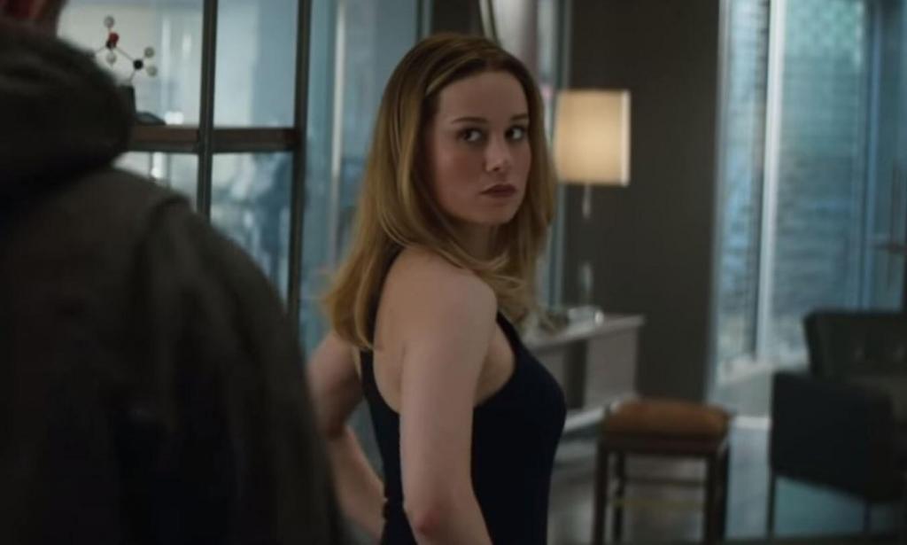 brie larson in a still from Avengers: Endgame (2019)