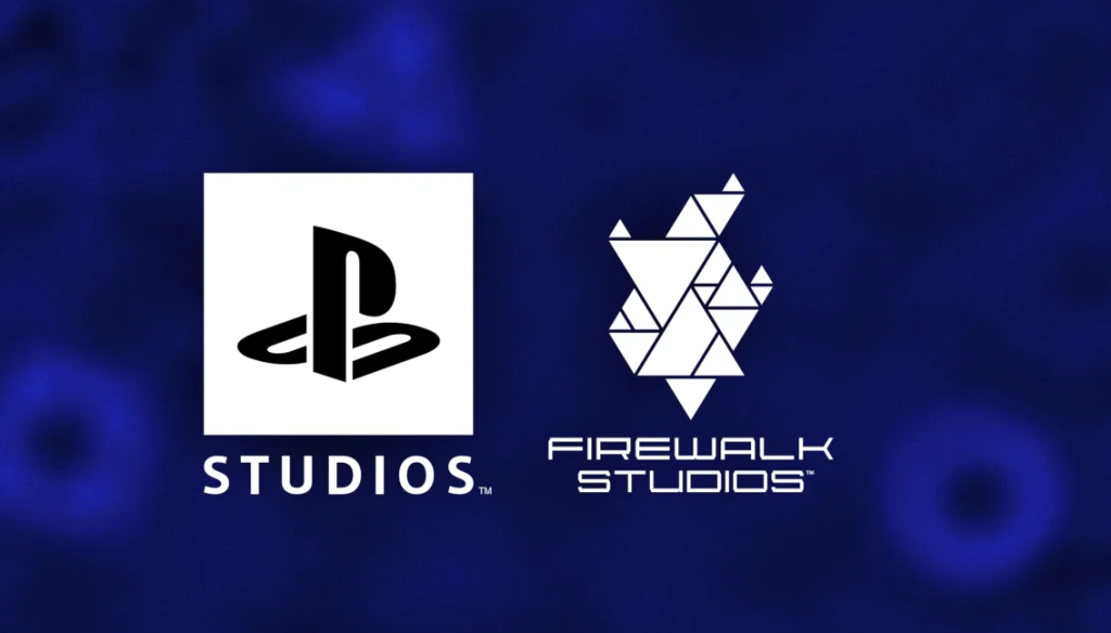 Logo of PlayStation Studios and Firewalk Studios.