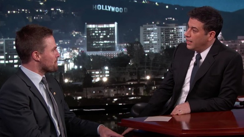 Real Reason Stephen Amell Was Forced to Leave ‘Jimmy Kimmel Live!’: “Maybe there’s a future superhero here in our audience right now”