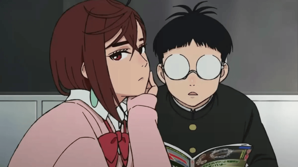 Okarun and Momo Ayase in Dandadan.