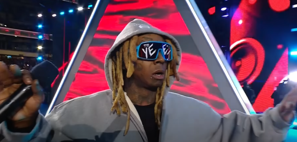 Lil Wayne's performance at WrestleMania XL