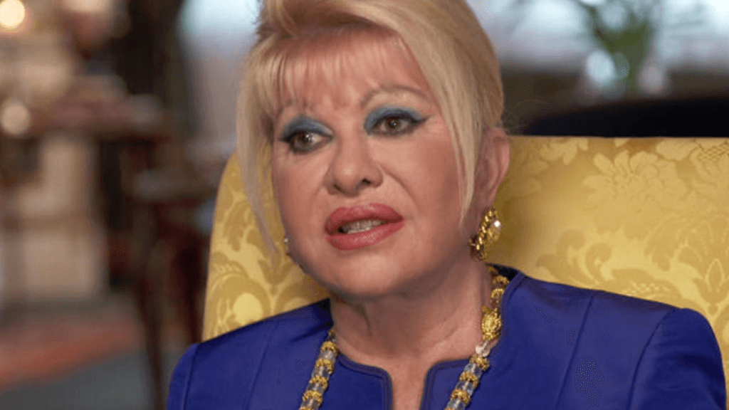 Ivana Trump in an interview with Jim Axelrod