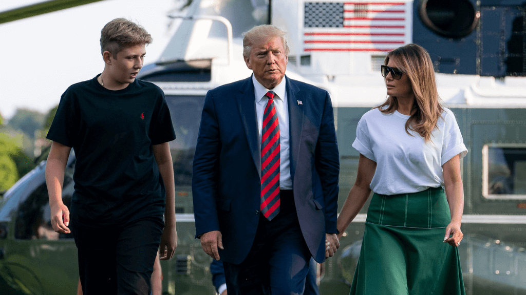Barron Trump with his parents Donald and Melania Trump | Credits: The White House, Public Domain, Wikimedia Commons