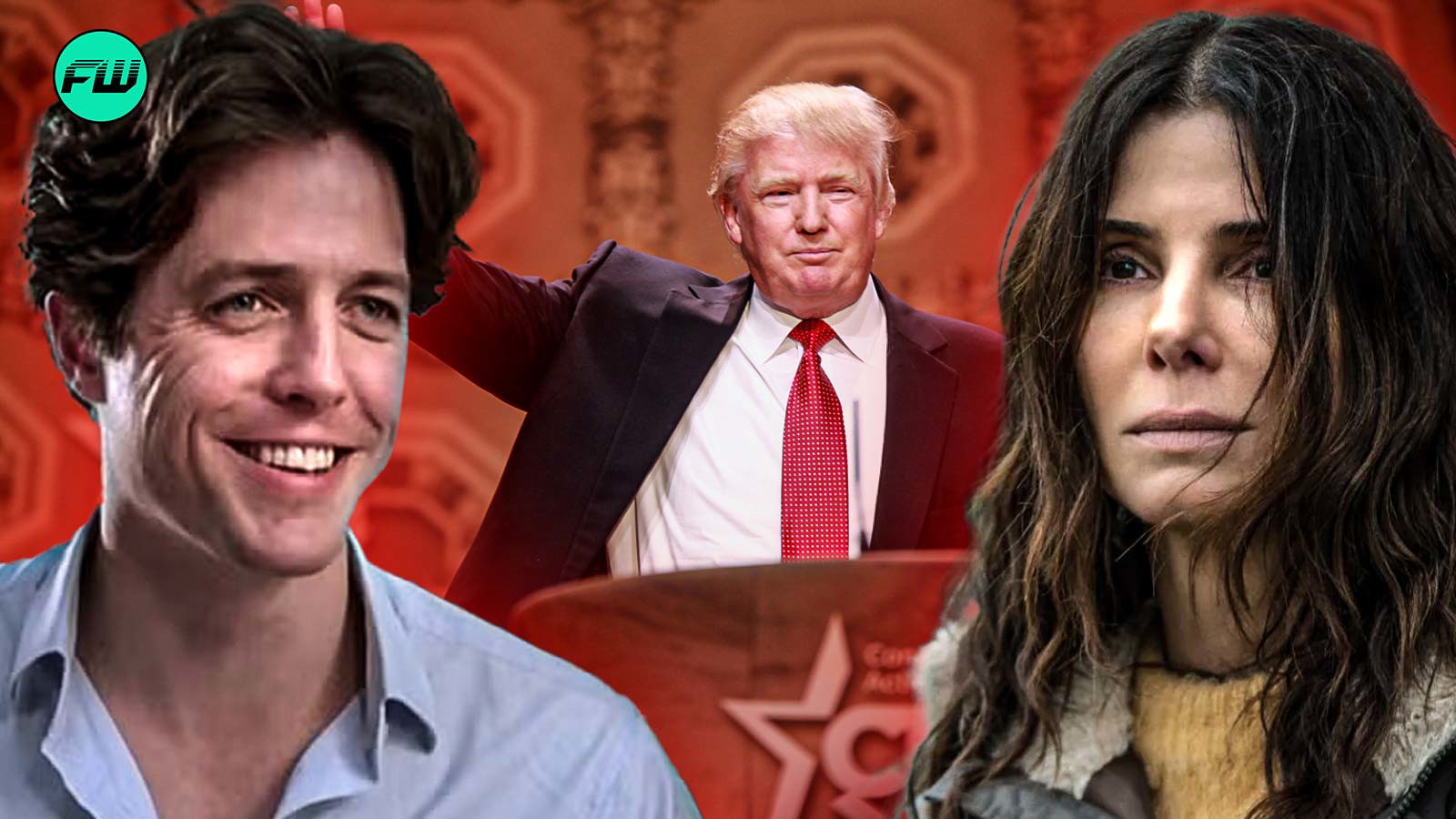 Hugh Grant’s Crazy Bet With Sandra Bullock Made Him Forget About Donald Trump’s Cameo in His Movie: ‘He always wanted to be in my stuff’