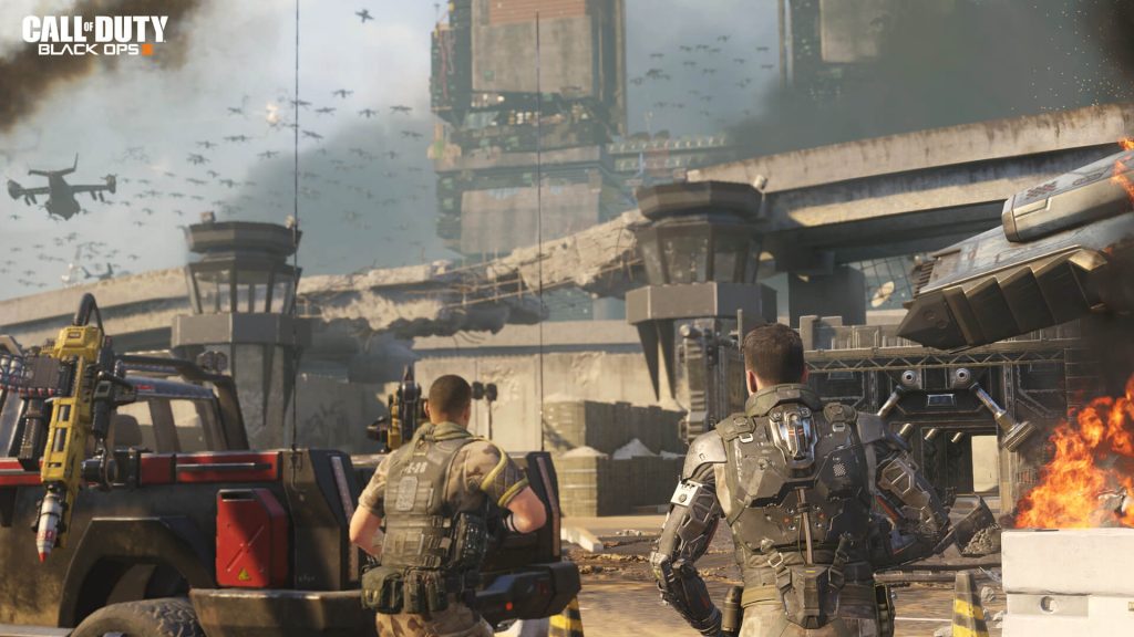 A still from Call of Duty: Black Ops 3.