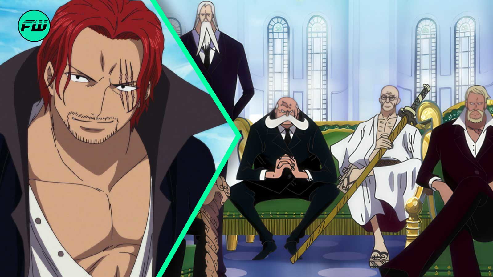 One Piece: Ода, возможно, намекнул, кто был Шанксом, «доносившим» пятерым старейшинам, что очищает его статус злодея