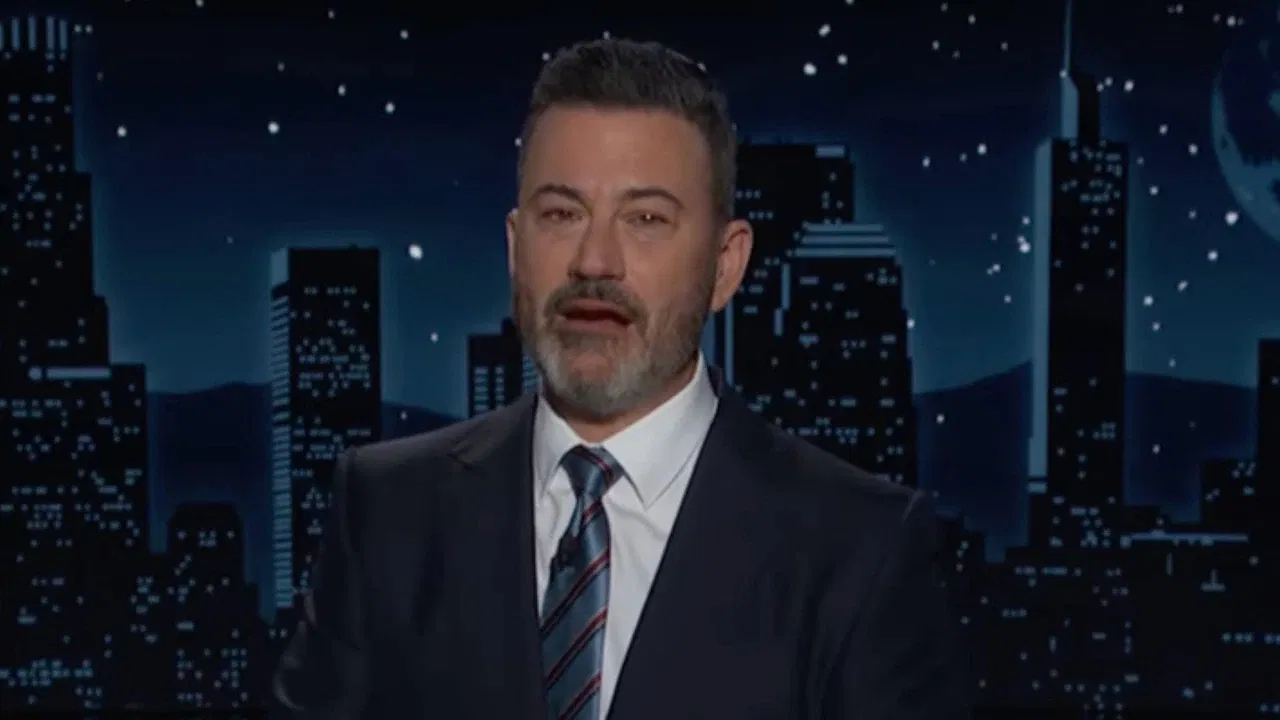 Jimmy Kimmel holding back tears after Trump's win