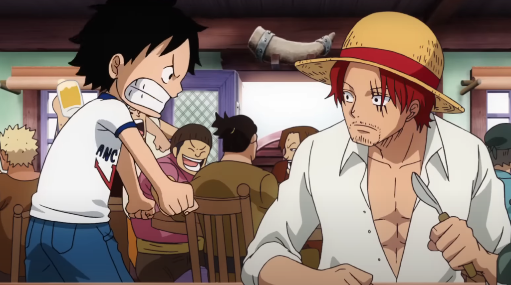 One Piece: A Major Elbaph Update Hints Luffy vs Shanks Is Still Happening in Near Future 5 Shanks making fun of Luffy