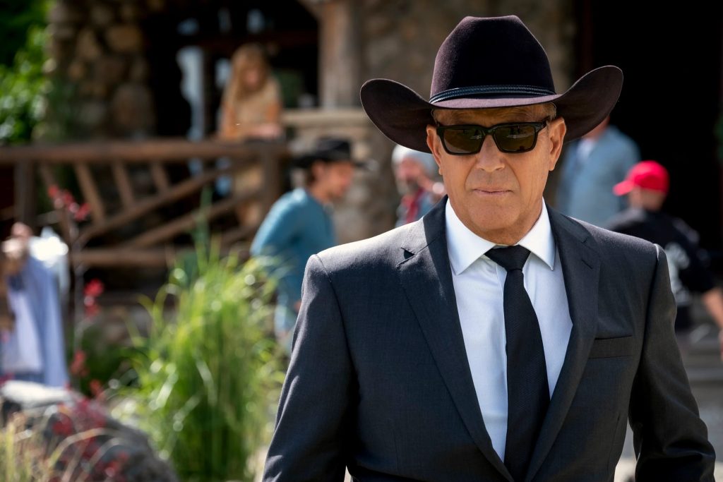 Kevin Costner in a still from Yellowstone 