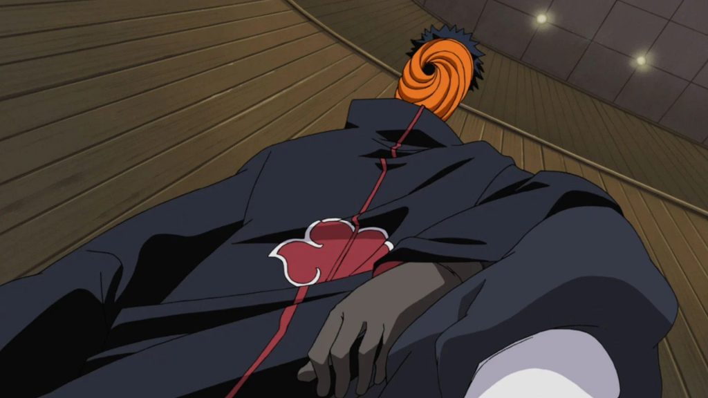 Tobi (obito) from Naruto will easily defeat Jinbe from One Piece