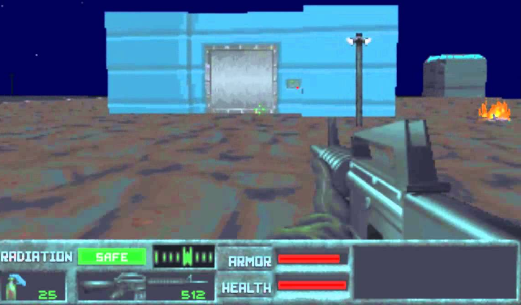 An in-game screenshot from The Terminator: Future Shock.