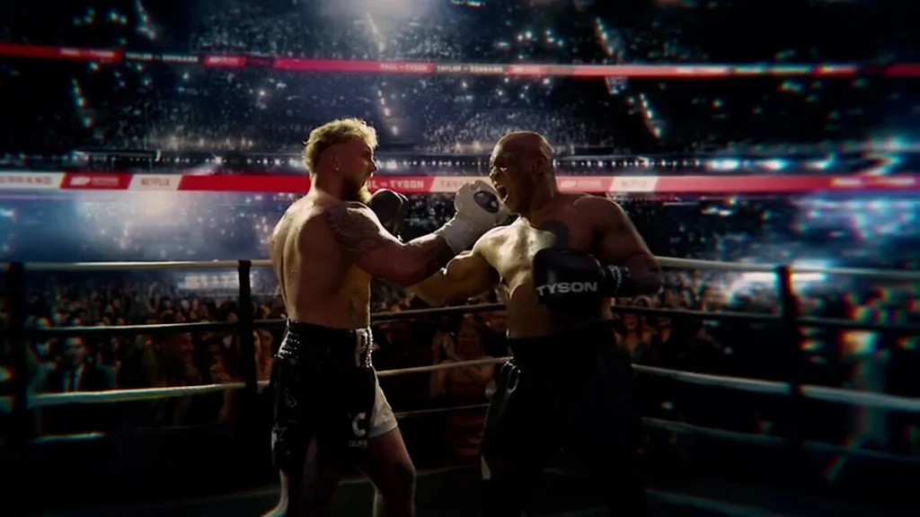 Jake Paul and Mike Tyson fight