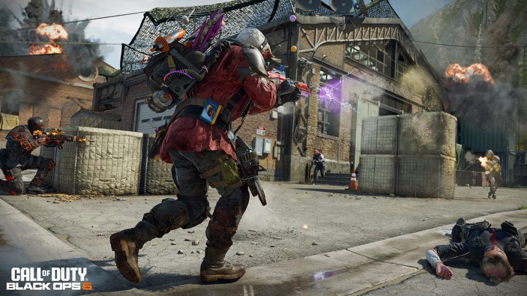 Call of Duty: Black Ops 6 multiplayer screenshot showcasing flashy skins.