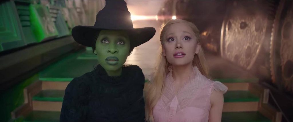 Cynthia Erivo and Ariana Grande in Wicked 