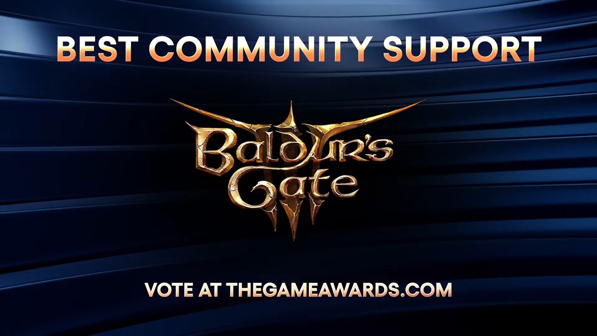 La nominación de Baldur's Gate 3 al mejor soporte comunitario sobre juegos como Warframe es nada menos que una farsa