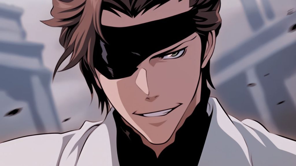 Aizen evil look Bleach