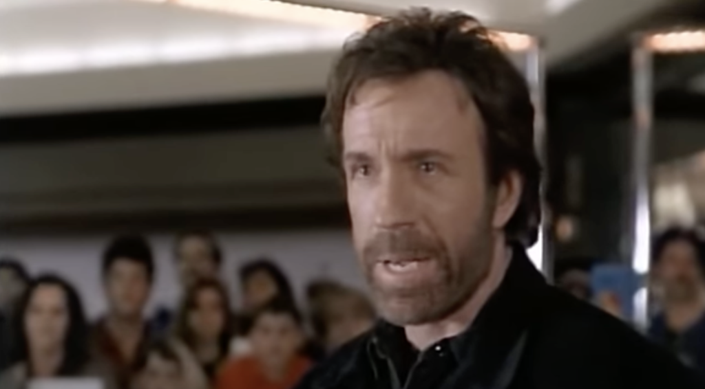 Chuck Norris in Walker. Texas Ranger