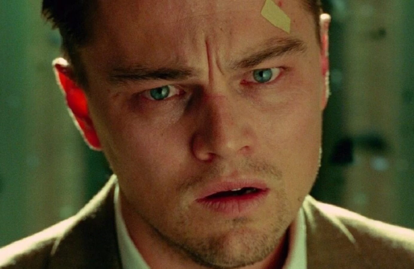 Leonardo DiCaprio as Teddy Daniels in Shutter Island