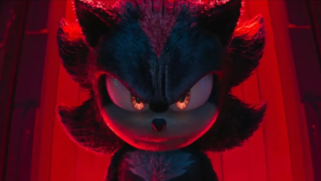 A screenshot from Sonic the Hedgehog 3 trailer.