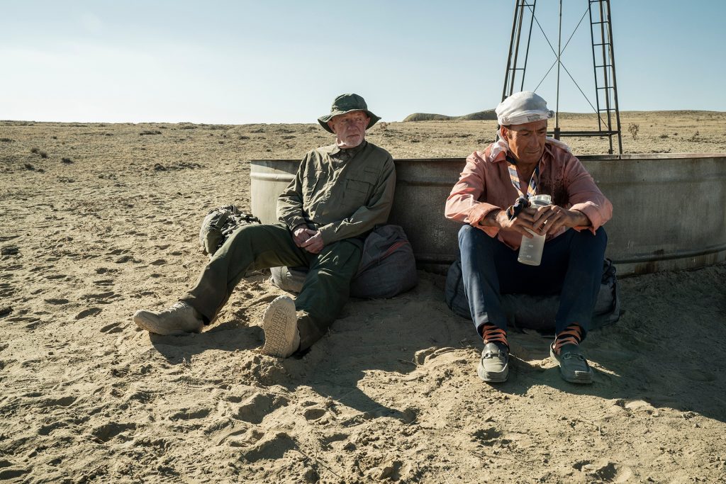 Jonathan Banks and Bob Odenkirk in Better Call Saul | Credits: Sony Pictures Television Studios