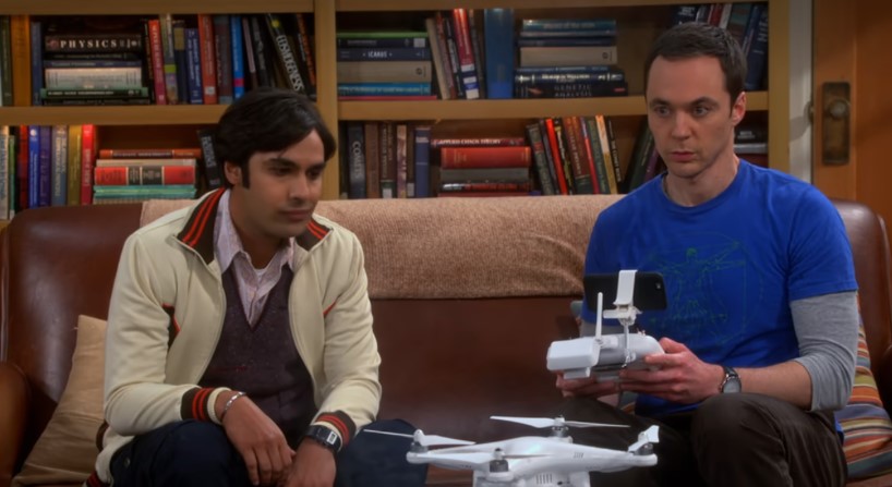 Raj and Sheldon in The Big Bang Theory