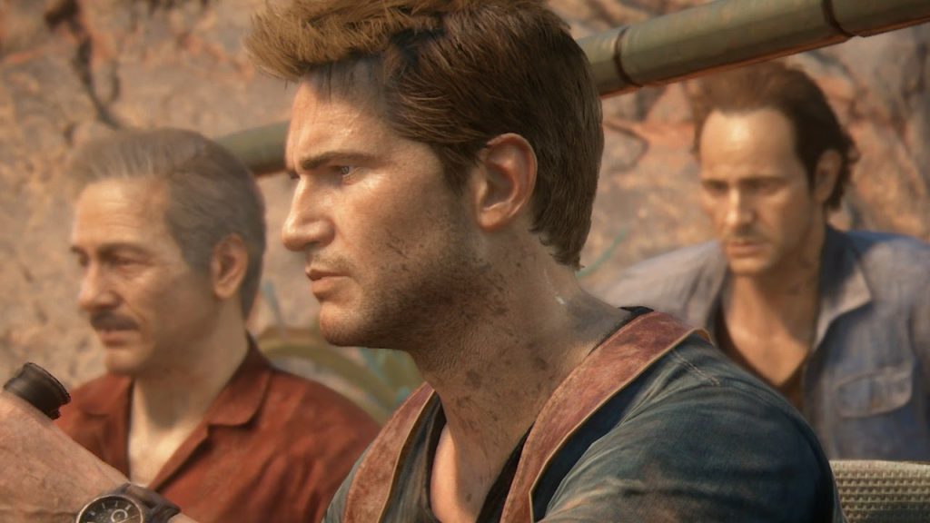 A screenshot of Uncharted 4, the final game in Amy Hennig's series which had Nathan Drake as the protagonist.