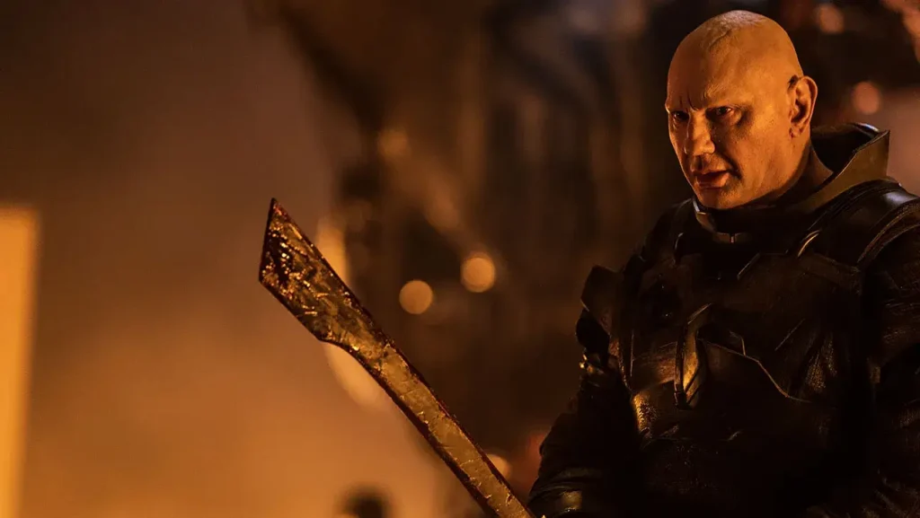 Dave Bautista in a still from Dune