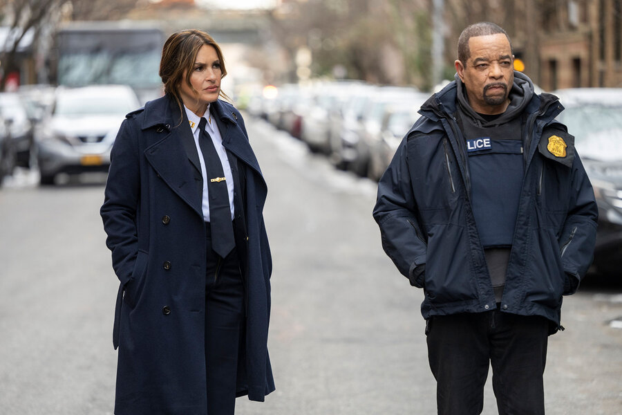 Mariska Hargitay with Ice-T in Law & Order: Special Victims Unit | Credits: NBC