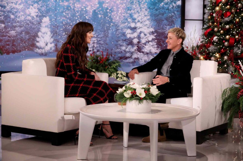 Dakota Johnson on The Ellen DeGeneres Show 