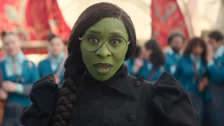 Cynthia Erivo as Elphaba in Wicked (2024) | image: Universal Pictures