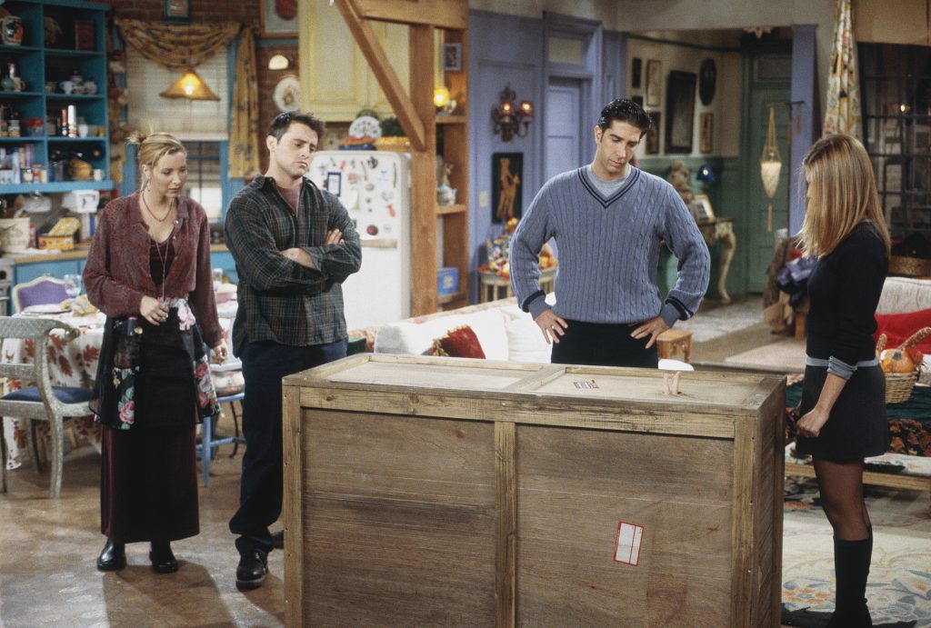 FRIENDS season 4 episode 8 The One with Chandler in a Box