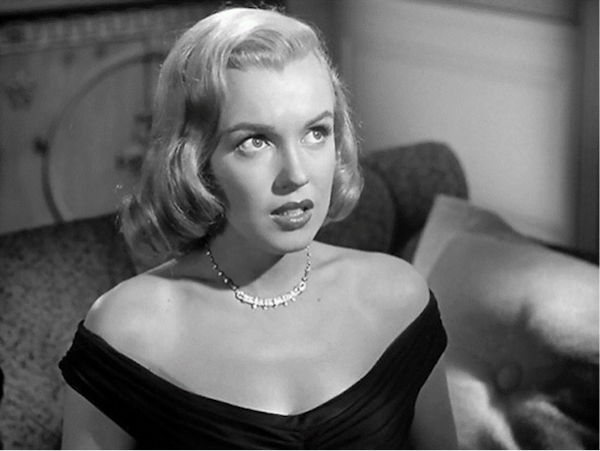 Marilyn Monroe in The Asphalt Jungle.