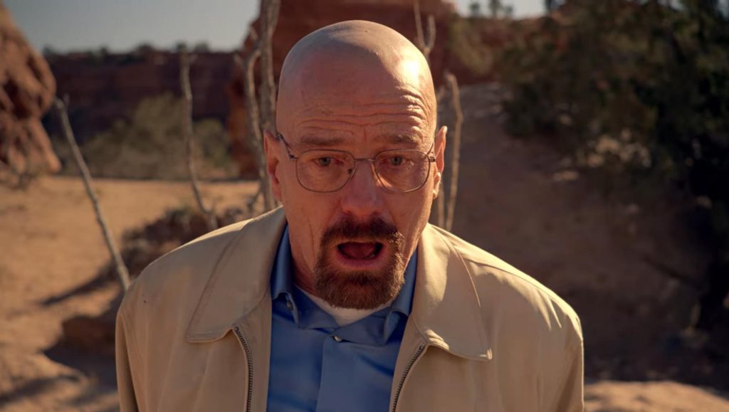 Bryan Cranston played the chemistry teacher-turned-drug-lord Walter White in Breaking Bad.