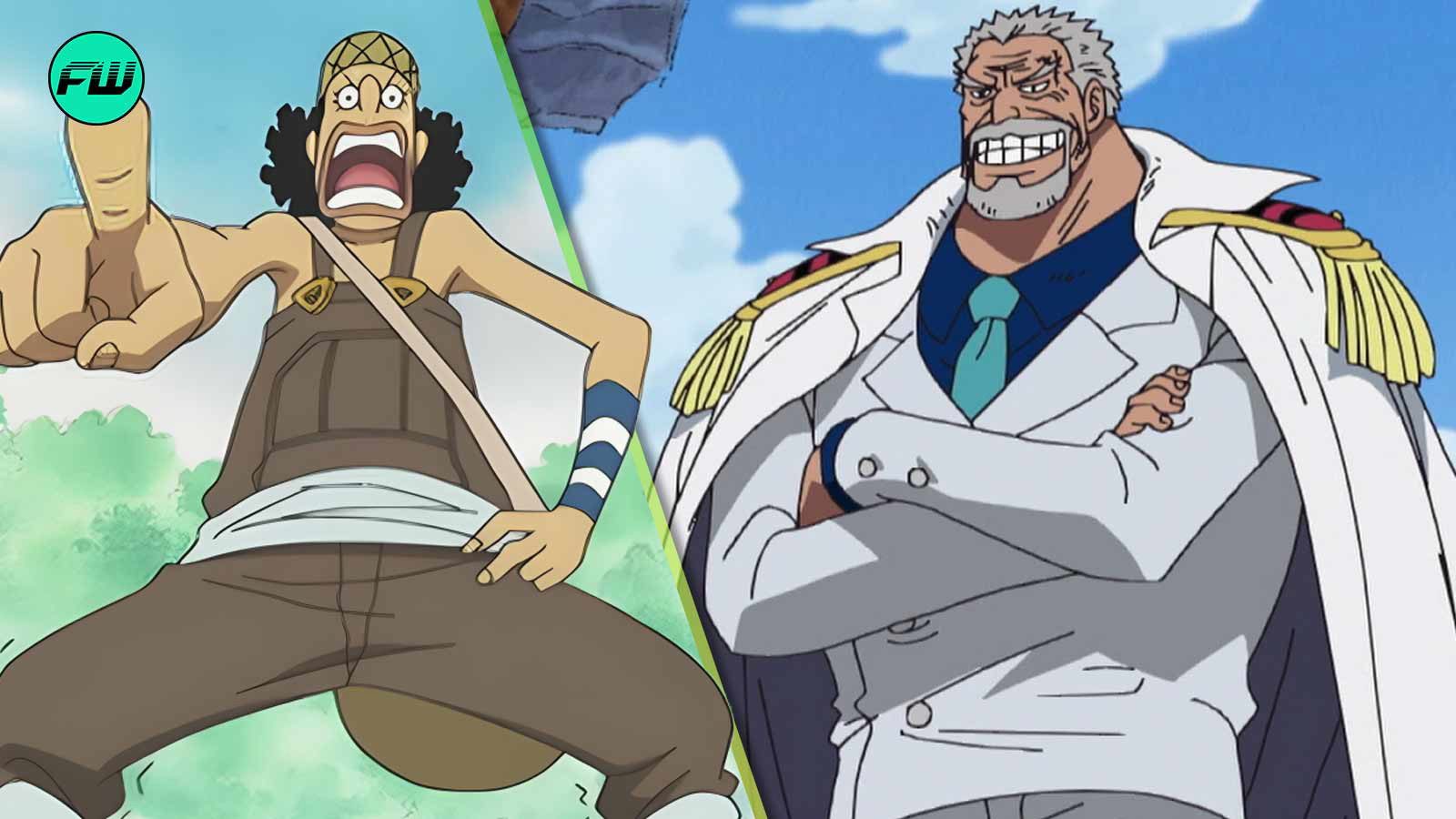 The Heartwarming Moment Between Monkey D Garp and Usopp Eichirro Oda Decided Not to Put in One Piece